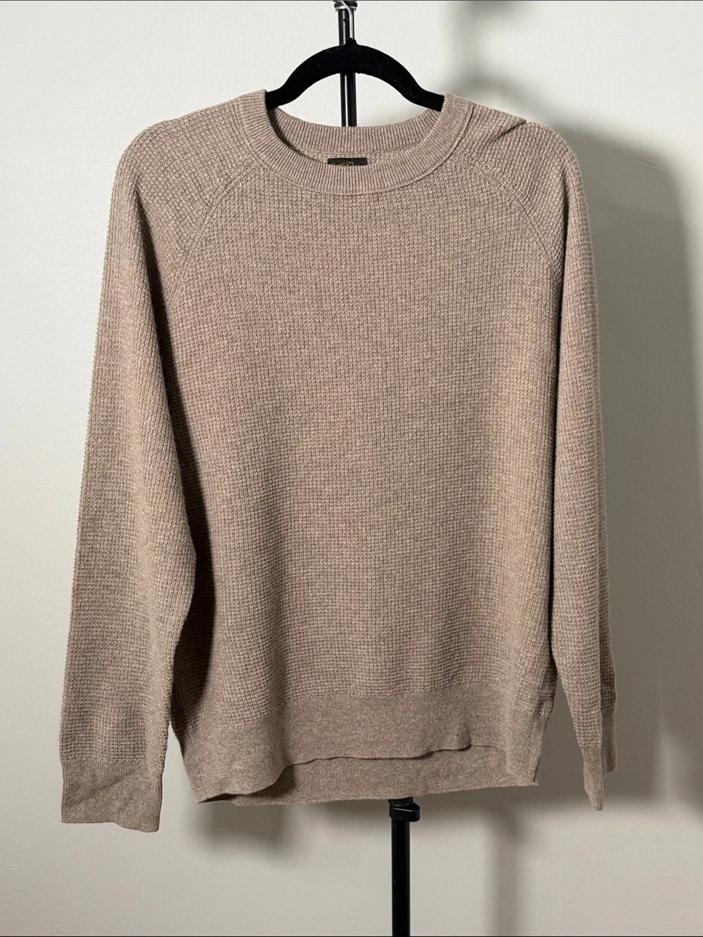 NWOT JCrew Cashmere waffle sweater